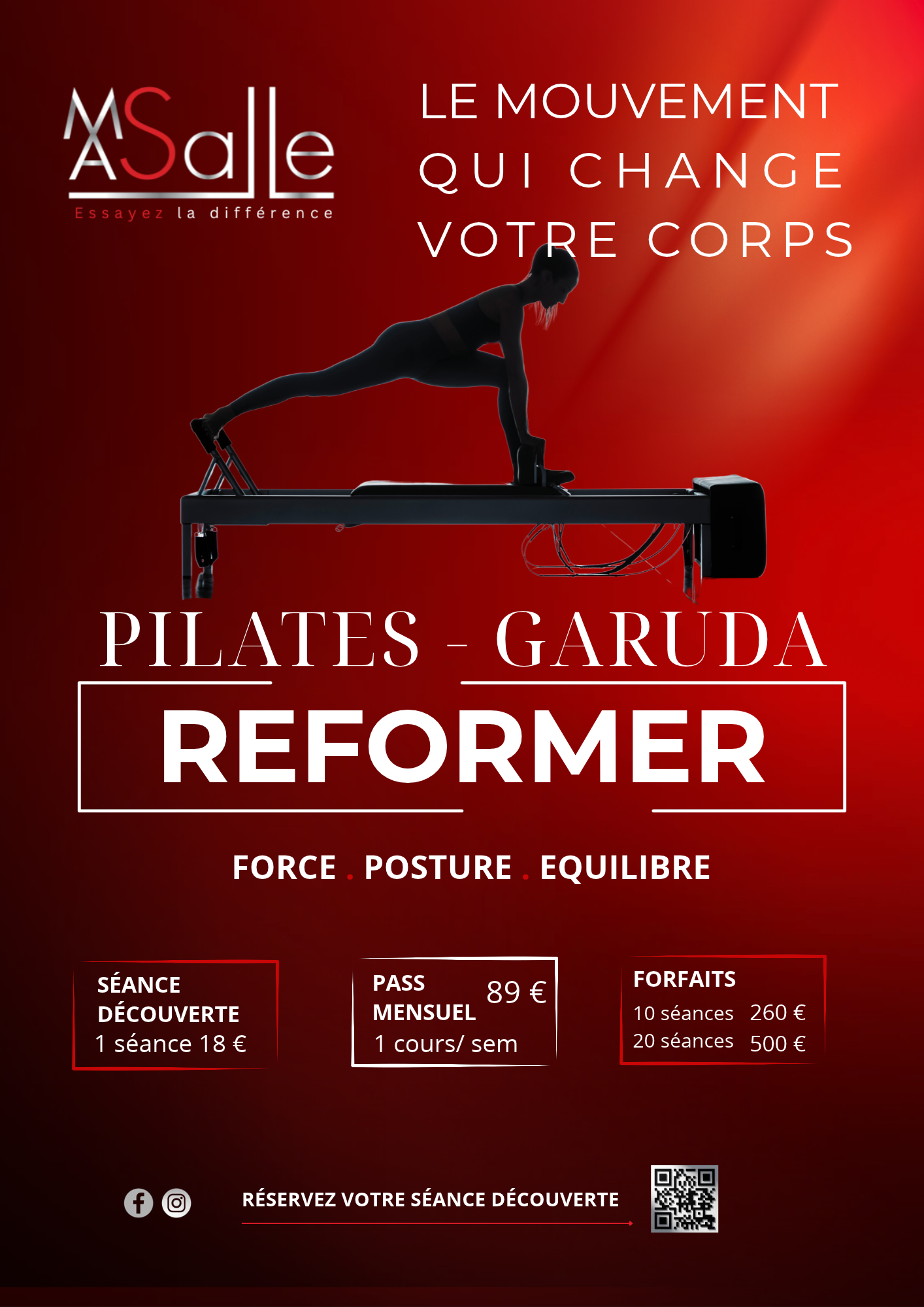 Pilates reformer